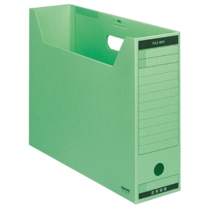 コクヨ　ファイルボックス－ＦＳ（Ｂタイプ）　Ｂ４ヨコ　背幅１０２ｍｍ　緑　フタ付　Ｂ４－ＬＦＢＮ－Ｇ　１パック（５冊）1