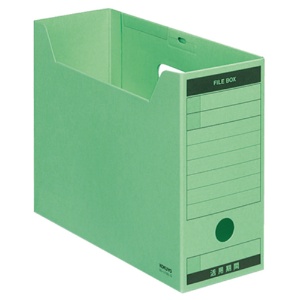 コクヨ　ファイルボックス－ＦＳ（Ｂタイプ）　Ｂ５ヨコ　背幅１０２ｍｍ　緑　フタ付　Ｂ５－ＬＦＢＮ－Ｇ　１パック（５冊）1
