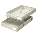 コクヨ　スチールトレー　Ａ４タテ　ライトグレー