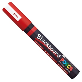 三菱鉛筆　ブラックボードポスカ　中字丸芯　赤　ＰＣＥ２００５Ｍ１Ｐ．１５　１本