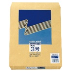 高春堂　ピース　Ｒ４０再生紙クラフト封筒　角３　８５ｇ／ｍ2　６７５　１パック（１００枚）