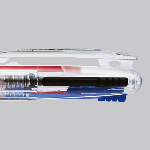 たのめーる】TANOSEE ノック式ゲルインク3色ボールペン 0.5mm (軸色 