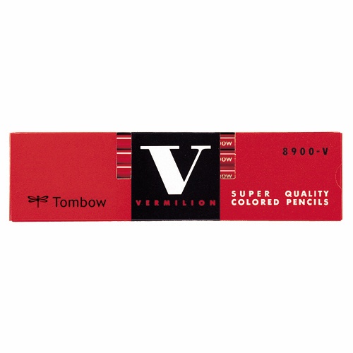 トンボ鉛筆　赤鉛筆　（朱色）　８９００－Ｖ　１箱（１２本）1