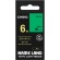 カシオ　ＮＡＭＥ　ＬＡＮＤ　スタンダードテープ　６ｍｍ×８ｍ　緑／黒文字　ＸＲ－６ＧＮ　１個1