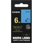 カシオ　ＮＡＭＥ　ＬＡＮＤ　スタンダードテープ　６ｍｍ×８ｍ　黒文字