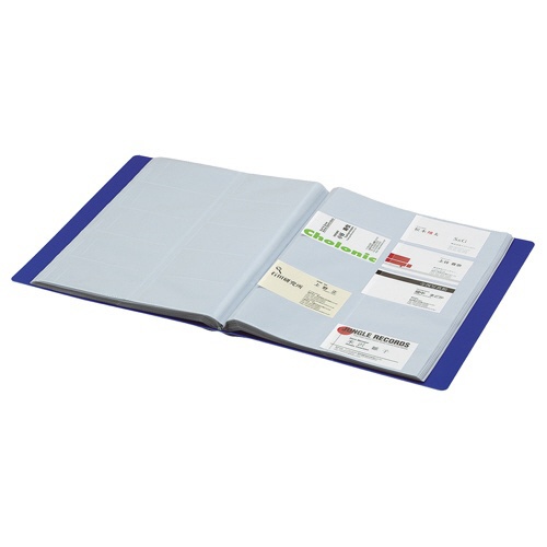 コクヨ　名刺ホルダー（ＰＯＳＩＴＹ）　固定式　Ａ４タテ　６００名用　ヨコ入れ　ダークグレー　Ｐ３メイ－７６５ＤＭ　１冊2
