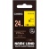 カシオ　ＮＡＭＥ　ＬＡＮＤ　マグネットテープ　２４ｍｍ×１．５ｍ　黄／黒文字　ＸＲ－２４ＪＹＷ　１個1