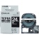 キングジム　テプラ　ＰＲＯ　テープカートリッジ　ビビッド　２４ｍｍ　黒／白文字　ＳＤ２４Ｋ　１個3
