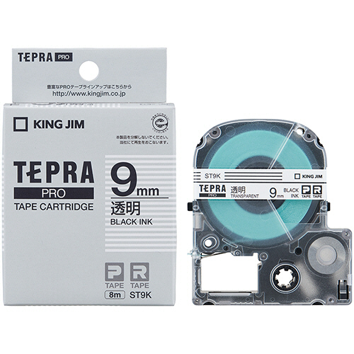 たのめーる】キングジム テプラ PRO テープカートリッジ 9mm 透明