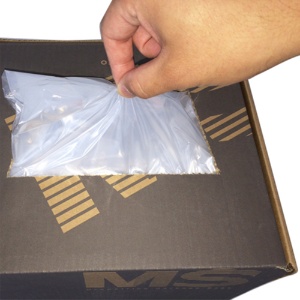 【たのめーる】明光商会 シュレッダー用ゴミ袋 MSパック Lサイズ 紐付 1箱(200枚)の通販