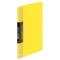 キングジム　クリアーファイル　カラーベース　Ａ４タテ　２０ポケット　背幅１４ｍｍ　黄　１３２Ｃ　１冊