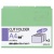 コクヨ　１／３カットフォルダー（カラー）　Ａ４　緑　Ａ４－３ＦＳ－Ｇ　１パック（６冊）