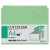 コクヨ　１／４カットフォルダー　カラー　Ａ４　緑　Ａ４－４ＦＳ－Ｇ　１パック（４冊）