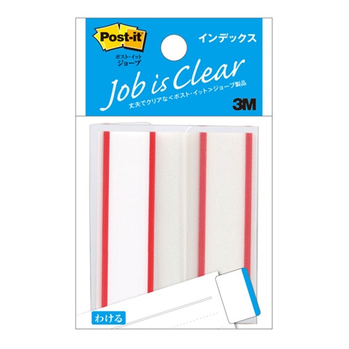 ３Ｍ　ポスト・イット　ジョーブ　インデックス　４４×５０ｍｍ　レッド　６８２１　１冊1