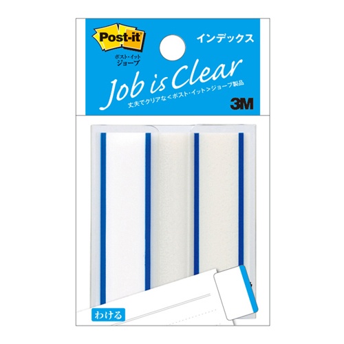 ３Ｍ　ポスト・イット　ジョーブ　インデックス　４４×５０ｍｍ　ブルー　６８２２　１冊1
