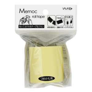 ヤマト　メモック　ロールテープ　再生紙タイプ　つめかえ用　５０ｍｍ幅　黄　ＮＯＲ－５１Ｈ－１　１巻2