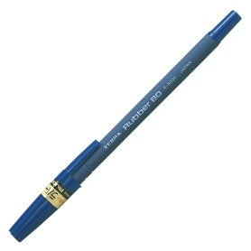 ゼブラ　油性ボールペン　ラバー８０　０．７ｍｍ　青　Ｒ－８０００－ＢＬ　１箱（１０本）