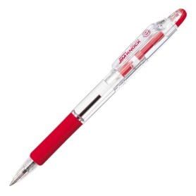 ゼブラ　油性ボールペン　ジムノック　０．７ｍｍ　赤　ＫＲＢ－１００－Ｒ　１本