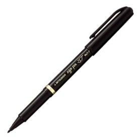 三菱鉛筆　水性サインペン　リブ細字　０．７ｍｍ　黒　ＭＹＴ７．２４　１本