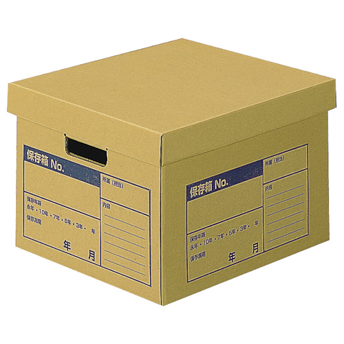 コクヨ 文書保存箱(A判ファイル用) フタ分離式 A4用 内寸W380