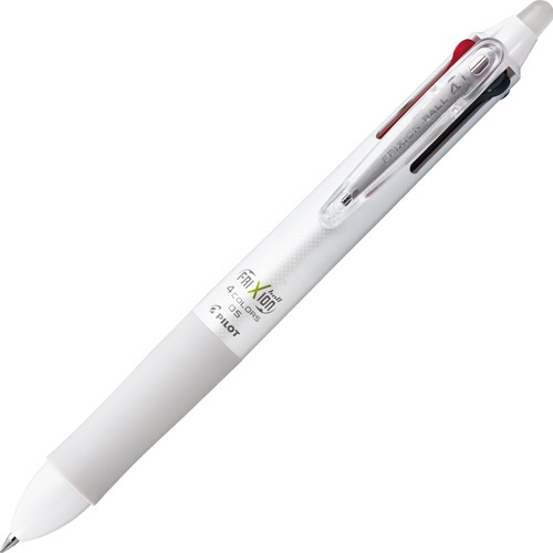 パイロット　多色ゲルインキボールペン　フリクションボール４　０．５ｍｍ　（軸色：ホワイト）　ＬＫＦＢ－８０ＥＦ－Ｗ　１本1