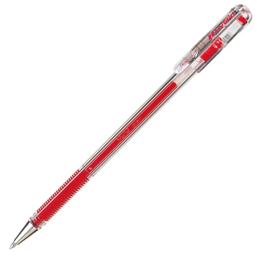 ぺんてる　ゲルインクボールペン　ハイブリッド　０.５ｍｍ　赤　業務用パック　ＥＫ１０５－ＧＢ　１箱（１０本）1