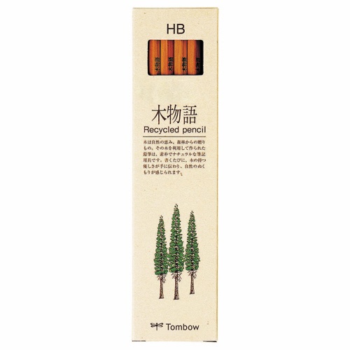 トンボ鉛筆　エコ鉛筆木物語　ＨＢ　ＬＡ－ＫＥＡＨＢ　１ダース（１２本）1