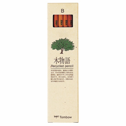 トンボ鉛筆　エコ鉛筆木物語　Ｂ　ＬＡ－ＫＥＡＢ　１ダース（１２本）1
