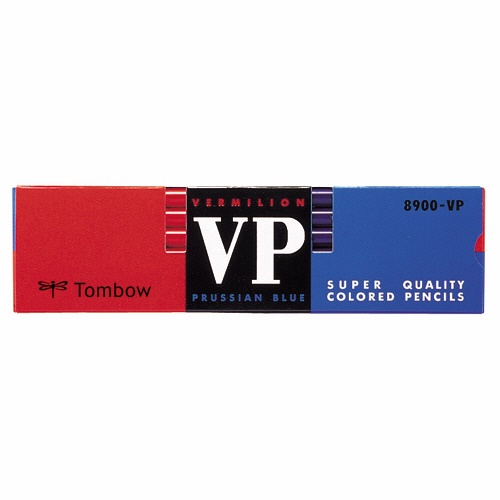 トンボ鉛筆　赤青鉛筆　（朱藍）　８９００－ＶＰ　１箱（１２本）1