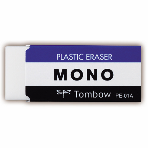 【クリックでお店のこの商品のページへ】トンボ鉛筆 消しゴム モノPE01 小 PE-01A 1個 PE-01A