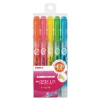 ゼブラ　蛍光オプテックス１　ＥＺ　５色セット　ＷＫＳ１１－５Ｃ　１パック