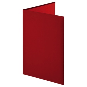 ナカバヤシ　証書ファイル　布クロス　Ａ４　二つ折り　透明コーナー貼り付けタイプ　赤　ＦＳＨ－Ａ４Ｃ－Ｒ　１冊1