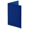 ナカバヤシ　証書ファイル　布クロス　Ａ４　二つ折り　透明コーナー貼り付けタイプ　紺　ＦＳＨ－Ａ４Ｃ－Ｂ　１冊