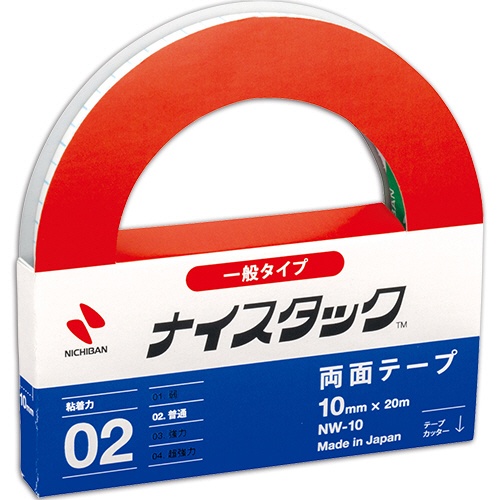 ニチバン　ナイスタック　再生紙両面テープ　大巻　１０ｍｍ×２０ｍ　ＮＷ－１０　１巻1