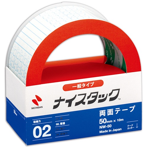 ニチバン　ナイスタック　再生紙両面テープ　大巻　５０ｍｍ×１０ｍ　ＮＷ－５０　１巻1