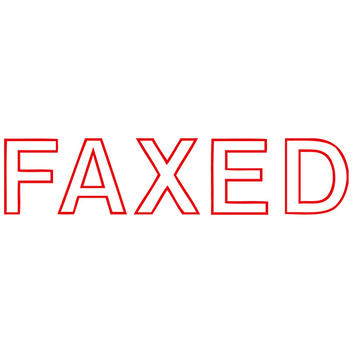【クリックで詳細表示】シヤチハタ Xスタンパー ビジネス用 B型 (FAXED) ヨコ 赤 XBN-13462 1個 XBN-13462