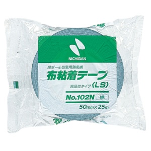 ニチバン　布粘着テープ　５０ｍｍ×２５ｍ　緑　１０２Ｎ３－５０　１巻1
