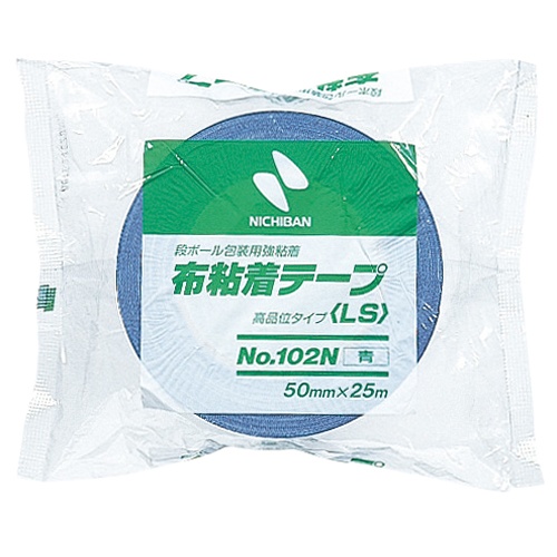 ニチバン　布粘着テープ　５０ｍｍ×２５ｍ　青　１０２Ｎ４－５０　１巻1