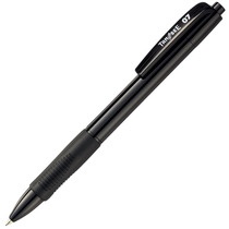 ＴＡＮＯＳＥＥ　ノック式油性ボールペン　０．７ｍｍ　黒　（軸色：黒）　１箱（１０本）