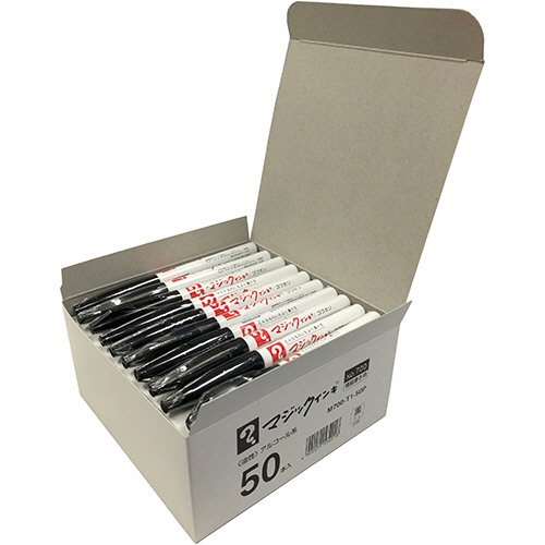 寺西化学　油性マーカー　マジックインキ　Ｎｏ．７００　極細　０．７ｍｍ　黒　Ｍ７００－Ｔ１－５０Ｐ　１パック（５０本）1