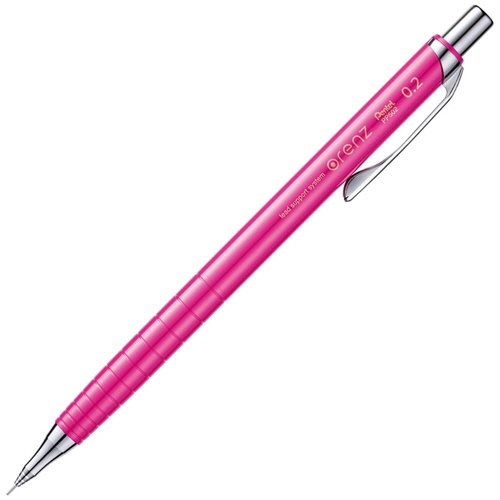 ぺんてる　シャープペンシル　ｏｒｅｎｚ（オレンズ）　０．２ｍｍ　（軸色：ピンク）　ＸＰＰ５０２－Ｐ　１本1