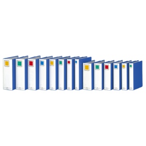 コクヨ　チューブファイル（エコツインＲ）　Ａ４タテ　４００枚収容　４０ｍｍとじ　背幅５５ｍｍ　青　フ－ＲＴ６４０Ｂ　１冊2