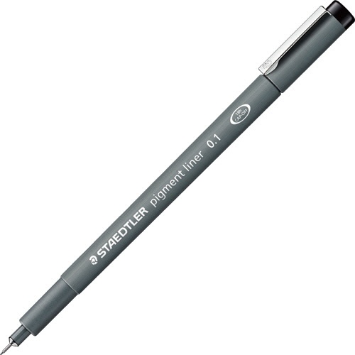 ステッドラー　ピグメントライナー　０．１ｍｍ　黒　３０８　０１－９　１本1