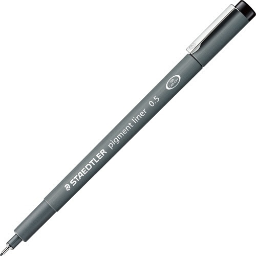 ステッドラー　ピグメントライナー　０．５ｍｍ　黒　３０８　０５－９　１本1