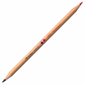 トンボ鉛筆　エコ鉛筆木物語　赤青（５：５）　ＣＶ－ＲＥＡＶＰ　１ダース（１２本）2