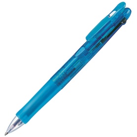 ゼブラ　３色油性ボールペン　クリップ－オンＧ　３Ｃ　０．７ｍｍ　（軸色：ライトブルー）　Ｂ３Ａ３－ＬＢ　１本