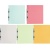 プラス　フラットファイル　樹脂とじ具　Ａ４タテ　１５０枚収容　背幅１８ｍｍ　５色　Ｎｏ．０２５ＮＰ　１パック（５冊：各色１冊）