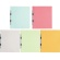 プラス　フラットファイル　樹脂とじ具　Ａ４タテ　１５０枚収容　背幅１８ｍｍ　５色　Ｎｏ．０２５ＮＰ　１パック（５冊：各色１冊）1