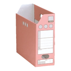 セキセイ　ペーパーシスボックス　Ａ４ヨコ　背幅１０２ｍｍ　ピンク　ＳＢＦ－１０２Ｃ－２１　１枚1