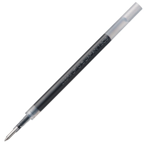 ゼブラ　ジェルボールペン替芯　ＪＦ－０．５芯　黒　サラサ用　ＲＪＦ５－ＢＫ　１箱（１０本）1